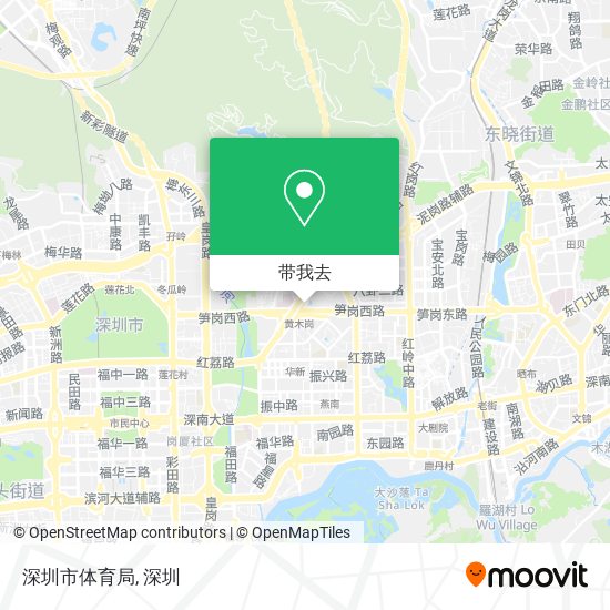 深圳市体育局地图