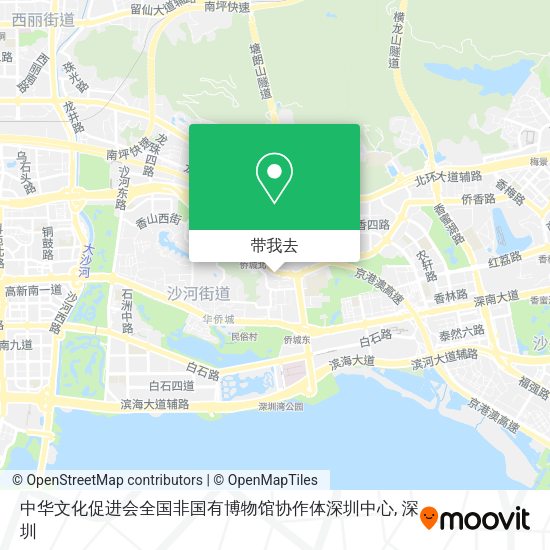 中华文化促进会全国非国有博物馆协作体深圳中心地图