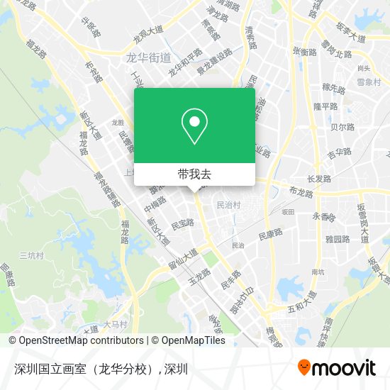 深圳国立画室（龙华分校）地图