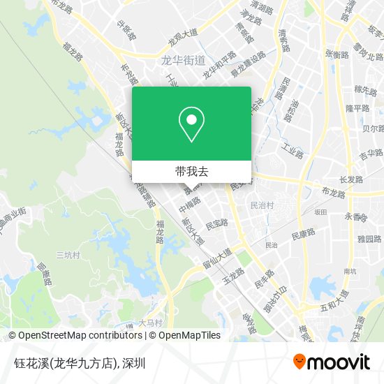 钰花溪(龙华九方店)地图