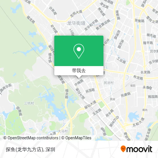 探鱼(龙华九方店)地图