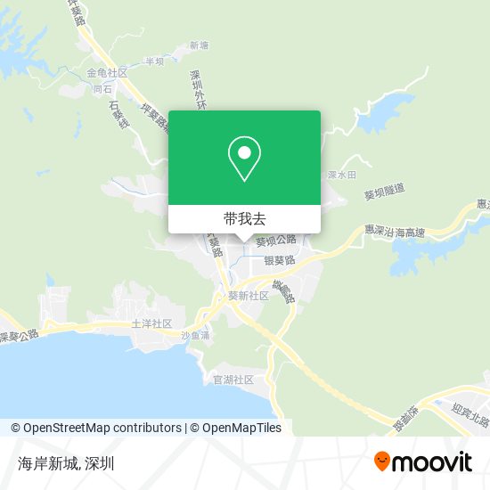 海岸新城地图