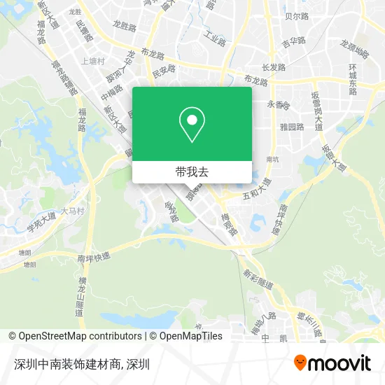 深圳中南装饰建材商地图