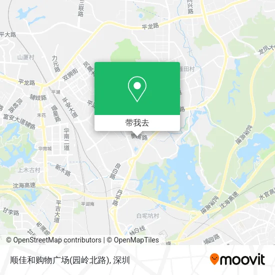 顺佳和购物广场(园岭北路)地图