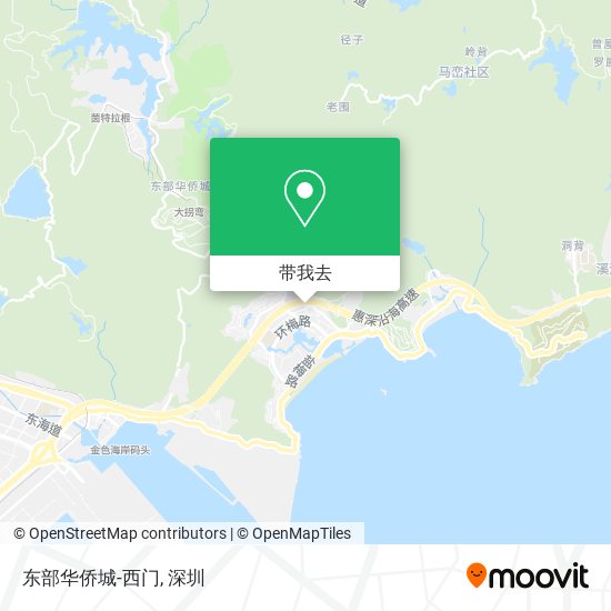 东部华侨城-西门地图