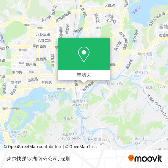 速尔快递罗湖南分公司地图