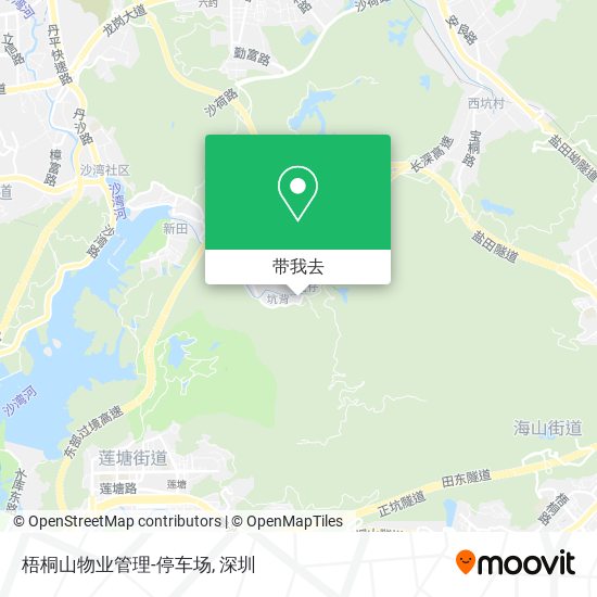 梧桐山物业管理-停车场地图
