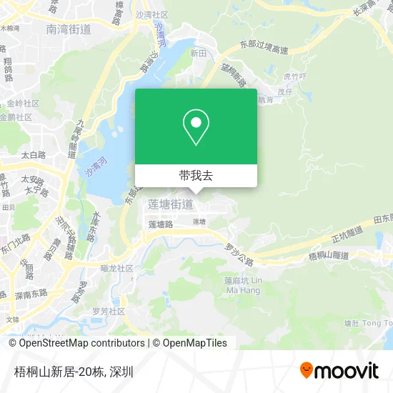 梧桐山新居-20栋地图