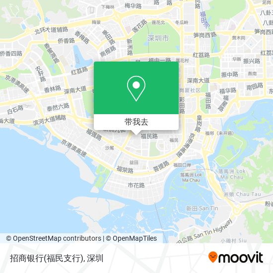 招商银行(福民支行)地图