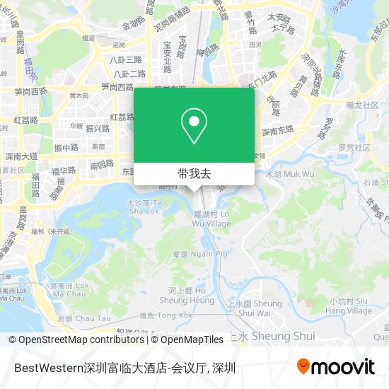 BestWestern深圳富临大酒店-会议厅地图