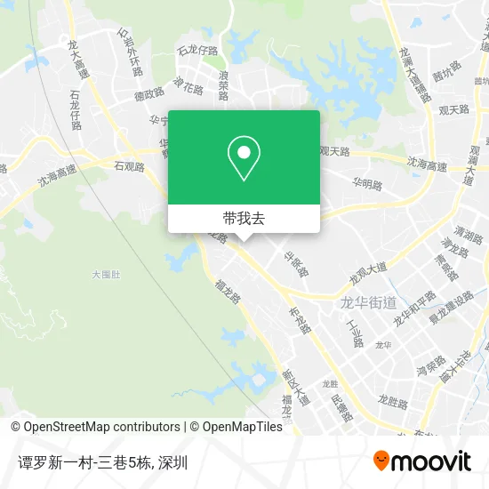 谭罗新一村-三巷5栋地图