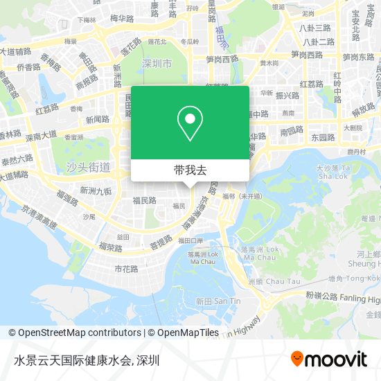 水景云天国际健康水会地图
