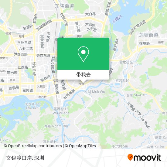 文锦渡口岸地图