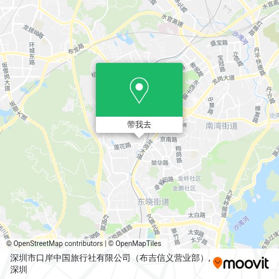 深圳市口岸中国旅行社有限公司（布吉信义营业部）地图