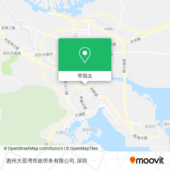 惠州大亚湾市政劳务有限公司地图