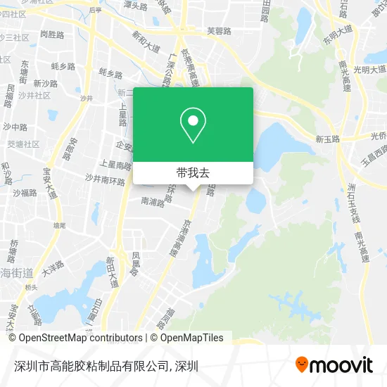 深圳市高能胶粘制品有限公司地图