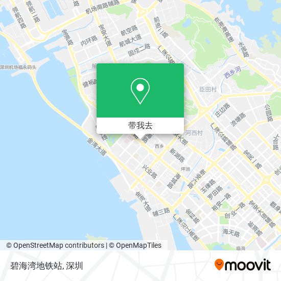 碧海湾地铁站地图