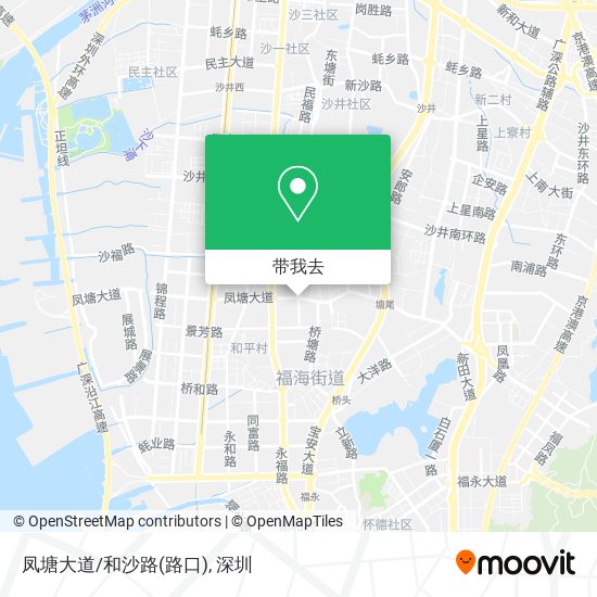 凤塘大道/和沙路(路口)地图