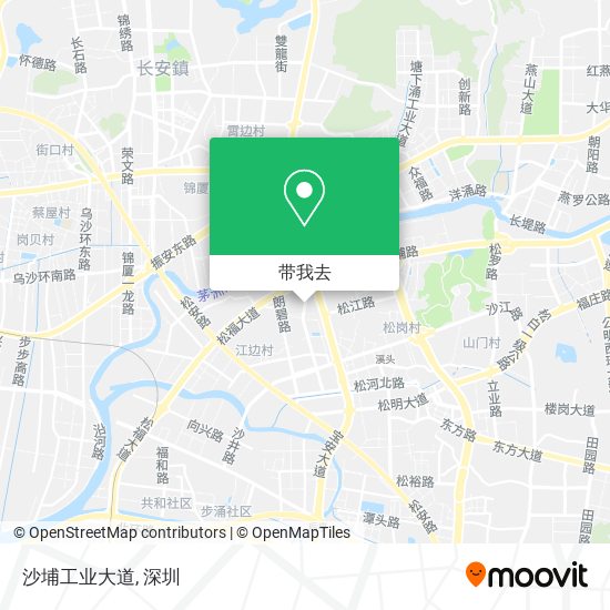 沙埔工业大道地图