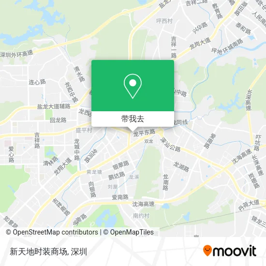 新天地时装商场地图