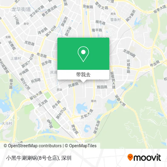 小黑牛涮涮锅(8号仓店)地图