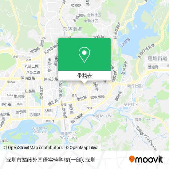 深圳市螺岭外国语实验学校(一部)地图