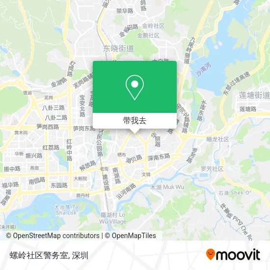 螺岭社区警务室地图