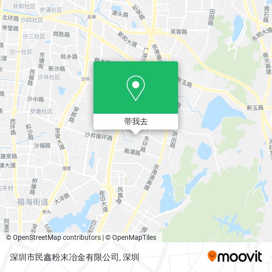 深圳市民鑫粉末冶金有限公司地图