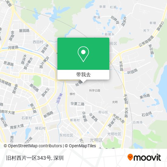 旧村西片一区343号地图