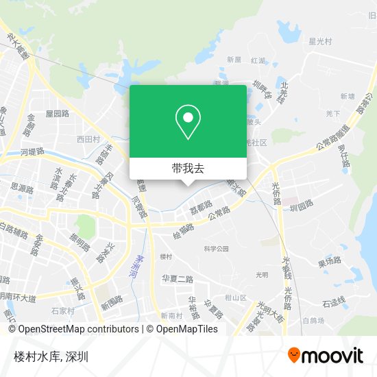 楼村水库地图