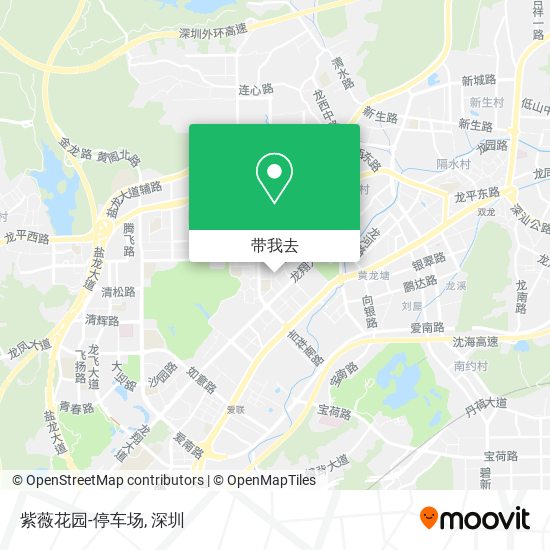 紫薇花园-停车场地图