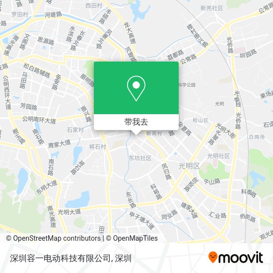 深圳容一电动科技有限公司地图