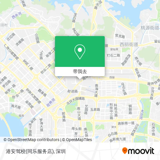 港安驾校(同乐服务店)地图
