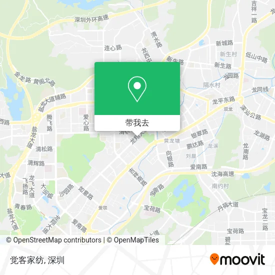 觉客家纺地图