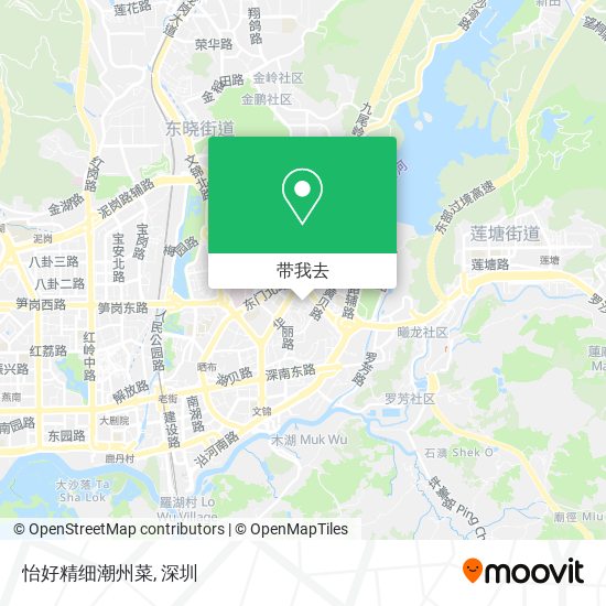 怡好精细潮州菜地图