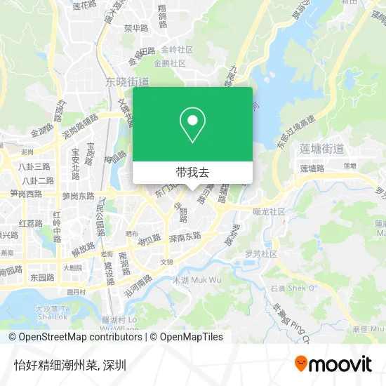 怡好精细潮州菜地图