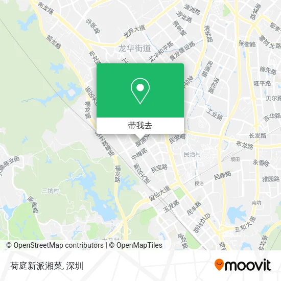 荷庭新派湘菜地图