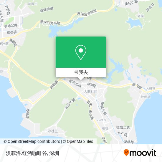 澳菲洛.红酒咖啡谷地图