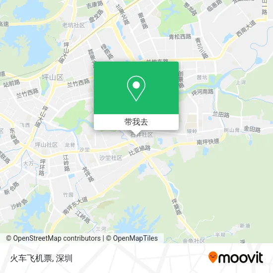 火车飞机票地图