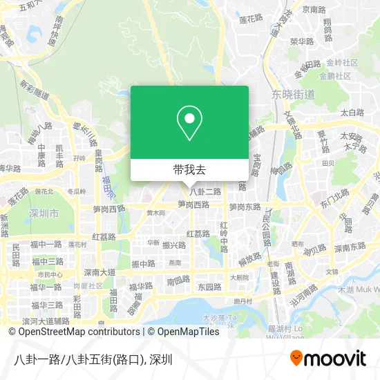 八卦一路/八卦五街(路口)地图
