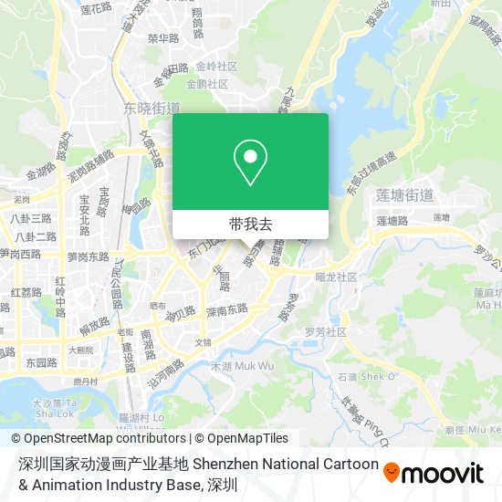 深圳国家动漫画产业基地 Shenzhen National Cartoon & Animation Industry Base地图