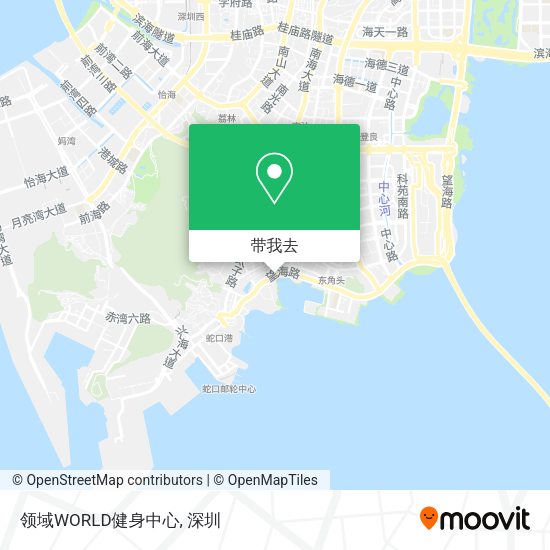 领域WORLD健身中心地图