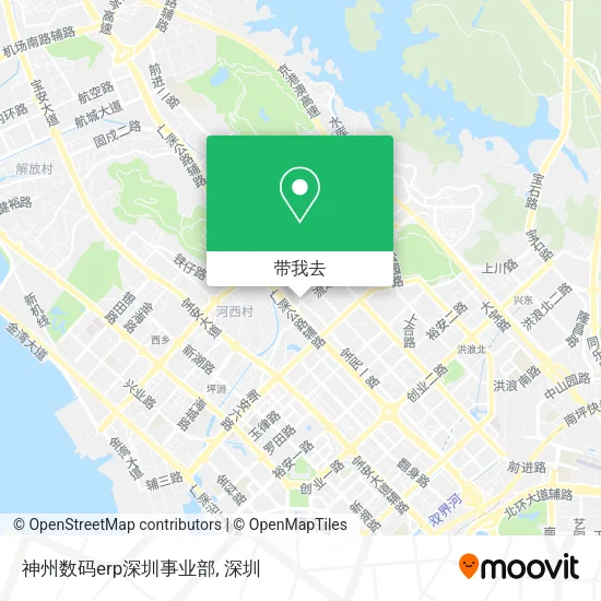 神州数码erp深圳事业部地图