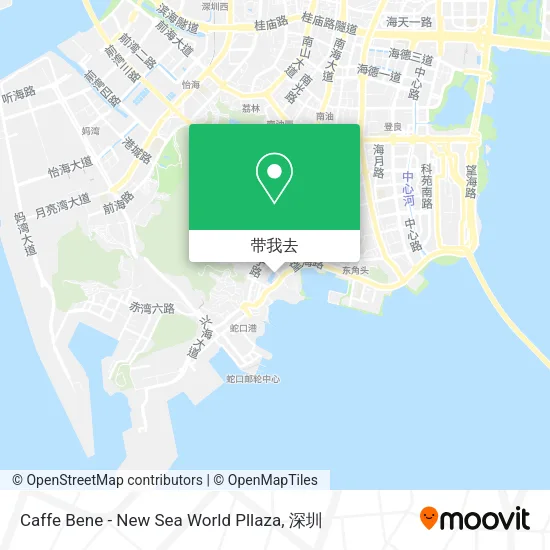 Caffe Bene - New Sea World Pllaza地图