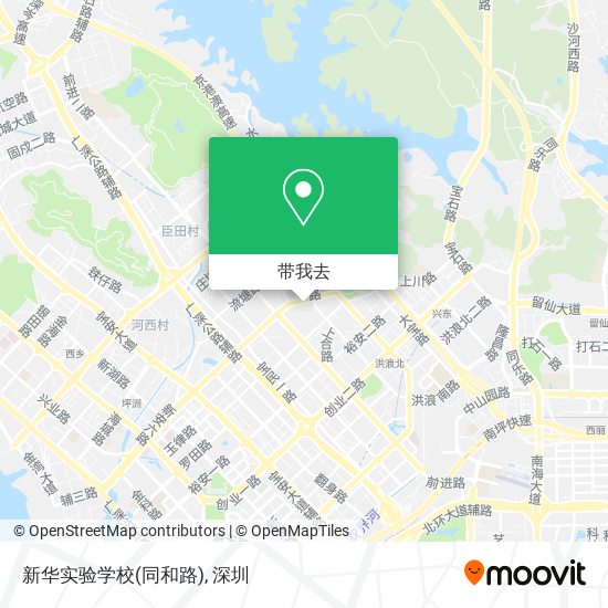 新华实验学校(同和路)地图