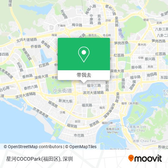 星河COCOPark(福田区)地图