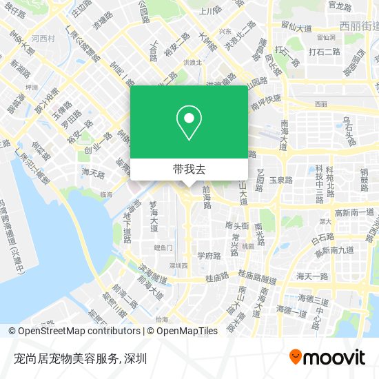 宠尚居宠物美容服务地图
