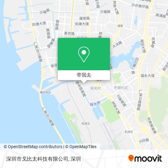深圳市戈比太科技有限公司地图