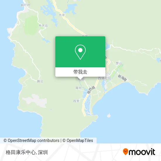 格田康乐中心地图