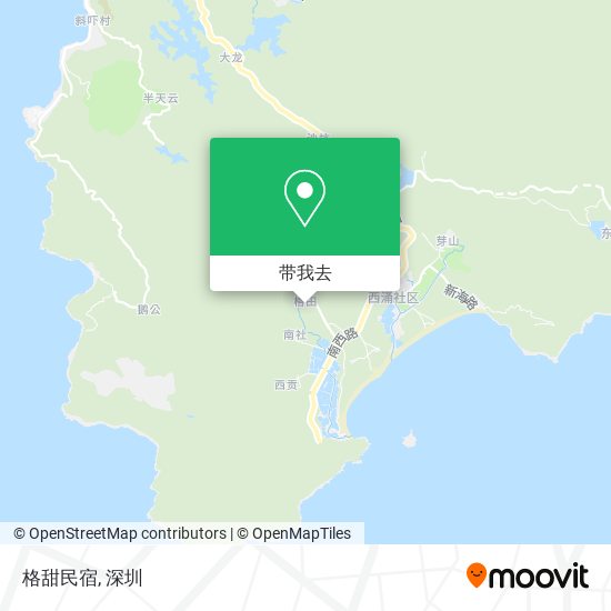 格甜民宿地图